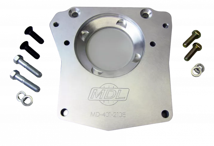 MDL, Ford Narrow Pattern & Y-Block to Ford Front Shift T5 Adapter Plate (No Rotation)